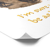 Blij Pekingese Koning Poster (Hoek)