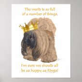 Blij Pekingese Koning Poster (Voorkant)