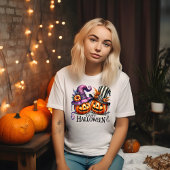 Blij pompoenen met hoeden t-shirt