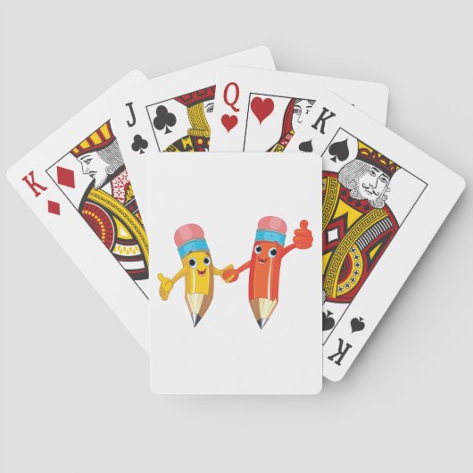Blij Potloden Pokerkaarten (Achterkant)