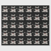 Blij Pug Cadeaupapier (Vlak)