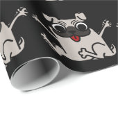 Blij Pug Cadeaupapier (Rol Hoek)