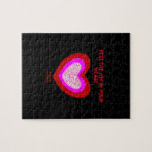 Blij Raadsel 20.3 cm x 25.4 cm van het Hart Legpuzzel (Horizontaal)