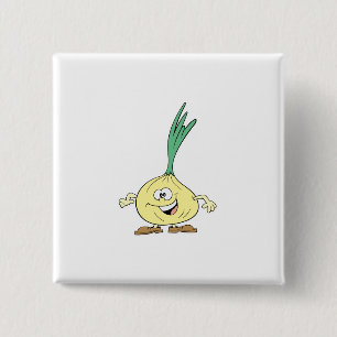 blij rare ui cartoon vierkante button 5,1 cm