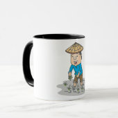 Blij Rijstveld Boer Mok (Voorkant links)