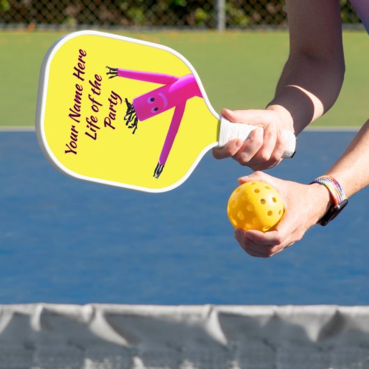 Blij Roze Feest Leven Pickleball Paddle (Insitu)