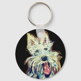 Blij Scottie Sleutelhanger