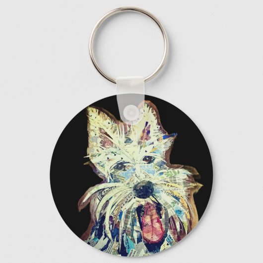 Blij Scottie Sleutelhanger (Voorkant)