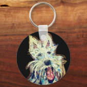 Blij Scottie Sleutelhanger (Voorkant)