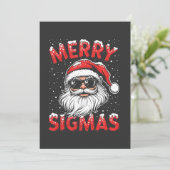 Blij Sigmas Grappige Gen Alpha Middelbare School K Kaart (Staand voorkant)