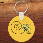blij sleutelhanger (Voorkant)