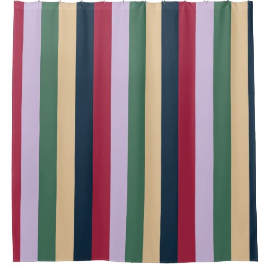 Blij strepen douchegordijn (Voorkant)