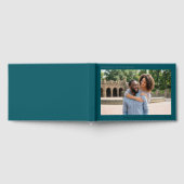Blij Teal Modern Foto Gastenboek (Volledig)