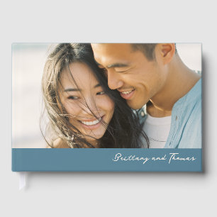 Blij Teal Realistisch Fotografie Gastenboek