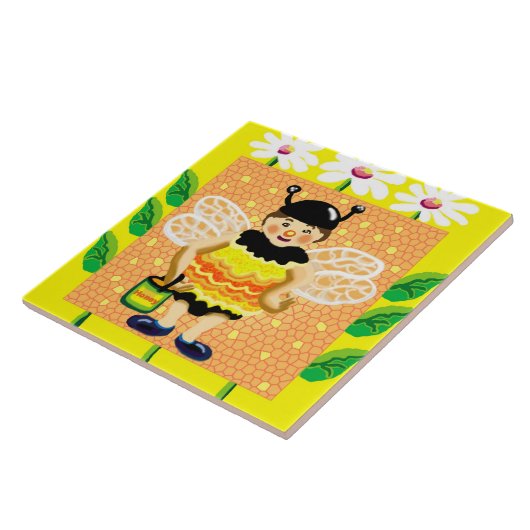 blij tegeltje (Zijkant)