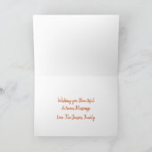 Blij Thanksgiving Hoorn des Overvloeds Beeld Kaart (Binnen)