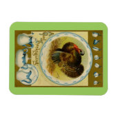 Blij Thanksgiving Turkije Magneet (Horizontaal)