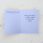 Blij Tidings van Grote Vreugde Kerstmis Kaart (Binnen)