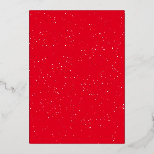 Blij twee foto gespikkeld goud modern Kerstmis  Folie Feestdagenkaart (Achterkant)