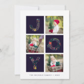 Blij Type | Drie Foto Kerstkaart (Voorkant)