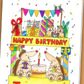 Blij van de verjaardag van de Twindenergie Kaart