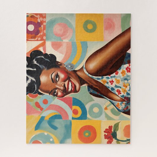 Blij van kleur legpuzzel (Verticaal)