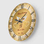 Blij Verjaardag Gouden Kant Grote Klok (Hoek)