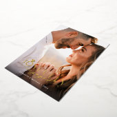 Blij Verlobt Eén Foto Uitnodiging (Gedraaid)