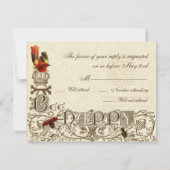 Blij-Vintage - RSVP-reactiekaart RSVP Kaartje (Achterkant)