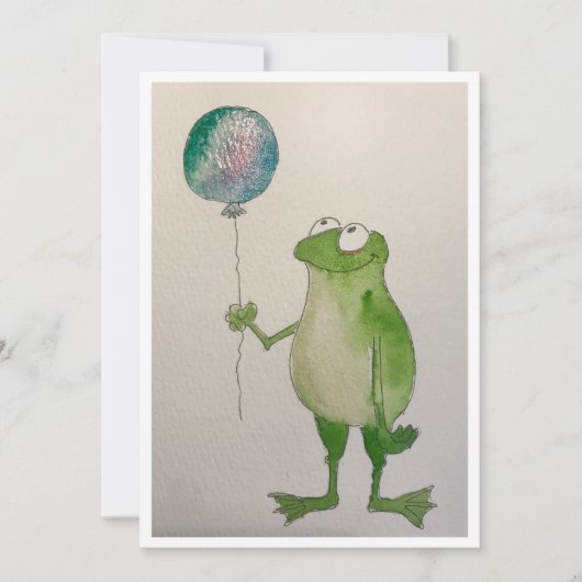 Blij voor een feestje kaart (Voorkant)