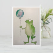 Blij voor een feestje kaart (Staand voorkant)