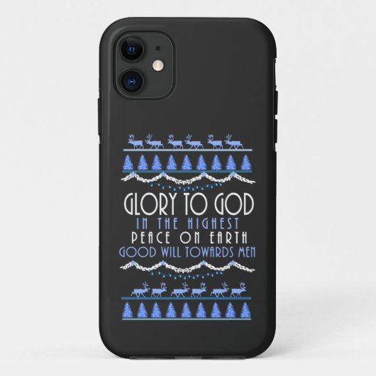 Blij voor God in de hoogste Case-Mate iPhone Case (Achterkant)