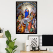 Blij voor onze dame, hulp voor christenen poster (Thuiskantoor)