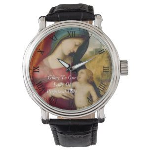 Blij voor onze dame van permanente hulp horloge