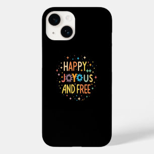 Blij, vrolijk, vrij, Motivatie, Inspirerend Case-Mate iPhone 14 Hoesje