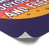 Blij, vrolijk, vrij, Motivatie, Inspirerend Poster (Hoek)