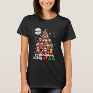 Blij Walmas Groep Sinterklaas Walrussen Als Kerstb T-shirt