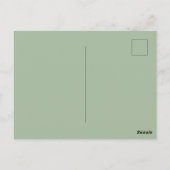 Blij Westie op natuurpad Briefkaart (Achterkant)