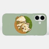 Blij Westie op natuurpad Case-Mate iPhone Case (Achterkant (horizontaal))