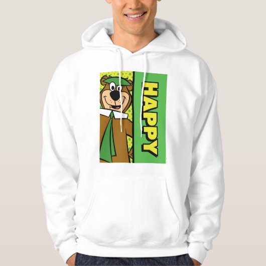 Blij Yogi Bear Hoodie (Voorkant)