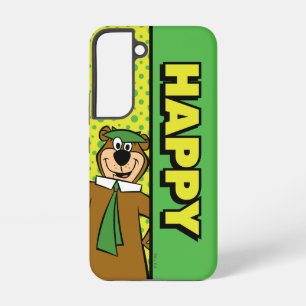 Blij Yogi Bear Samsung Galaxy Hoesje