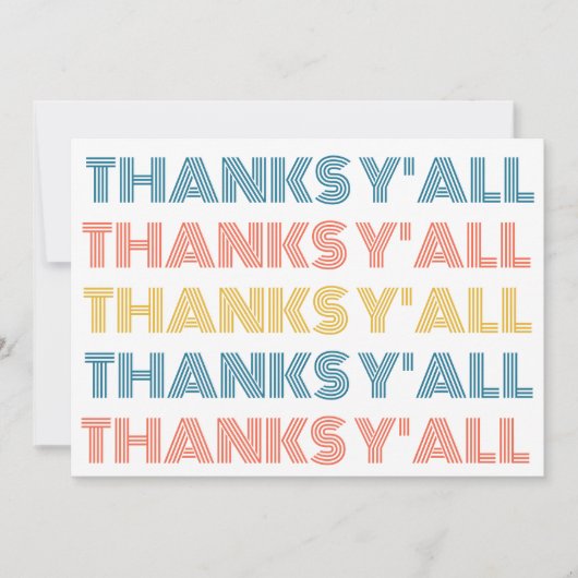 Blijde blanco kaart met dank aan jullie allemaal w (Voorkant)