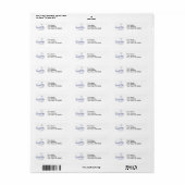 blijde blauwe walvis etiket (Full Sheet)