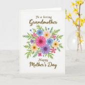 Blijde Bloem Moeders Kaart (Gele Bloem)