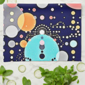Blijde Bubble Universe Vision Theedoek (Gevouwen)