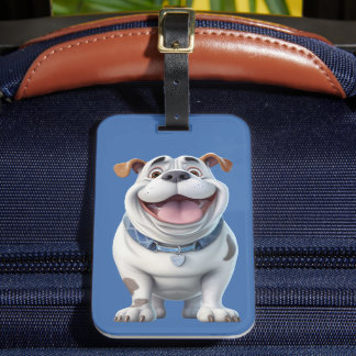 Blijde Bulldog Bagagelabel