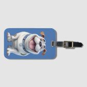 Blijde Bulldog Bagagelabel (Voorkant (horizontaal))