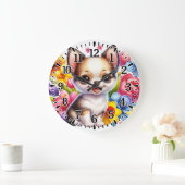 Blijde Chihuahua Grote Klok (Huis)