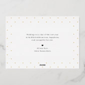 Blijde Collage FOIL Gelukkig Nieuwjaar Fotokaart Folie Feestdagenkaart (Achterkant)