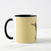 Blijde Dachshund Hommelmok Mok (Links)